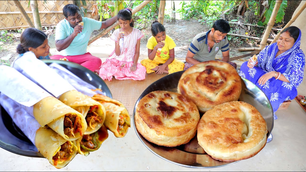 বাড়ির কুটুমদের জন্য সেরা স্বাদের সোয়াবিন রোল ও মিনি মোঘলাই / Soyabean Roll o mini mughlai