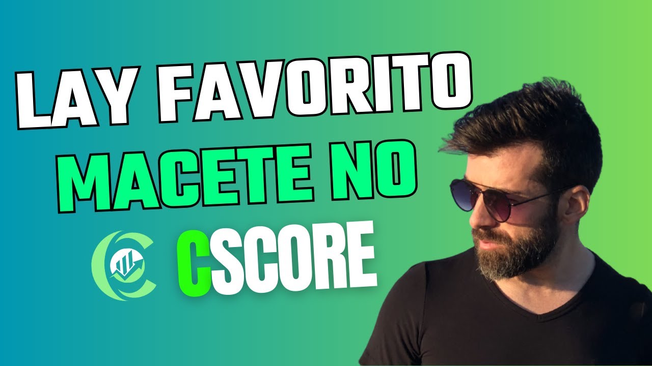 Macete no CSCORE - Lay Favorito Conceitual - Correção de Preço - Trader Esportivo