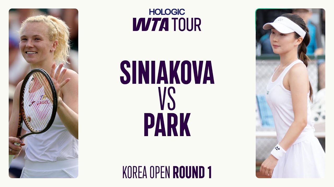 Katerina Siniakova vs. Sohyun Park | 2025 Korea Round 1 | WTA Match Highlights