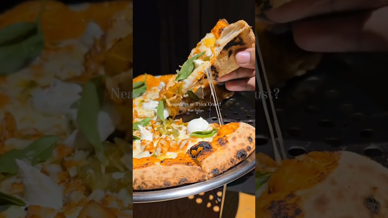 Neapolian or thick crust? #food#shorts