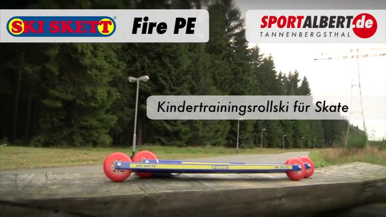 Rollski / Skiroller Skiskett Rollski Fire PE  2012/2013 von www.sportalbert.de
