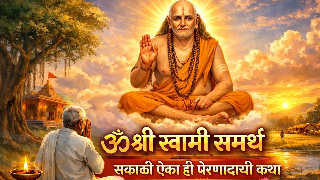 🌺 ॐ श्री स्वामी समर्थ | सकाळी ऐका ही प्रेरणादायी कथा
