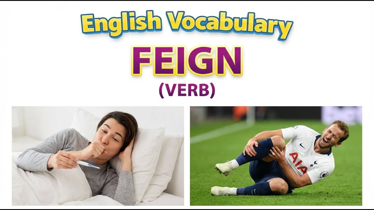 1091)  Feign  ... word meaning, synonym, antonym .... English vocabulary for SSC, CGL, CAT exam
