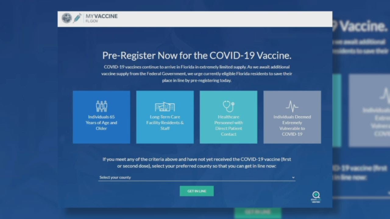 State Launches Vaccine Registration Site