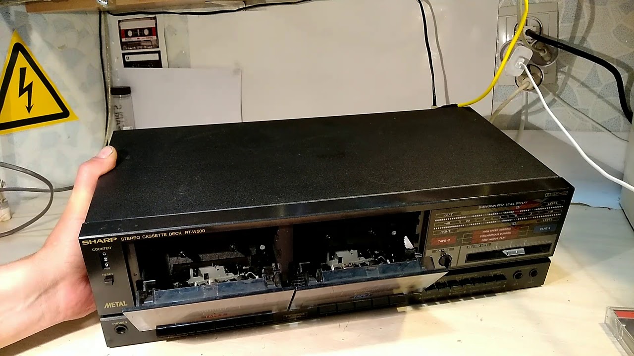 SHARP RT-W500 кассетная дубль-дека stereo cassette deck