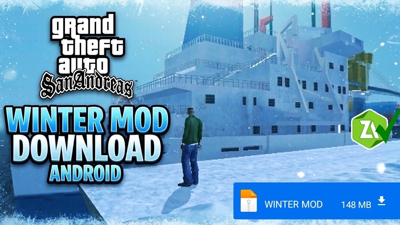 🥶 WINTER MOD DOWNLOAD GTA SAN ANDROID CHRISTMAS MOD || ❄️ WINTER MOD FULL MAP  SONW 2026 MOD GTA SAN