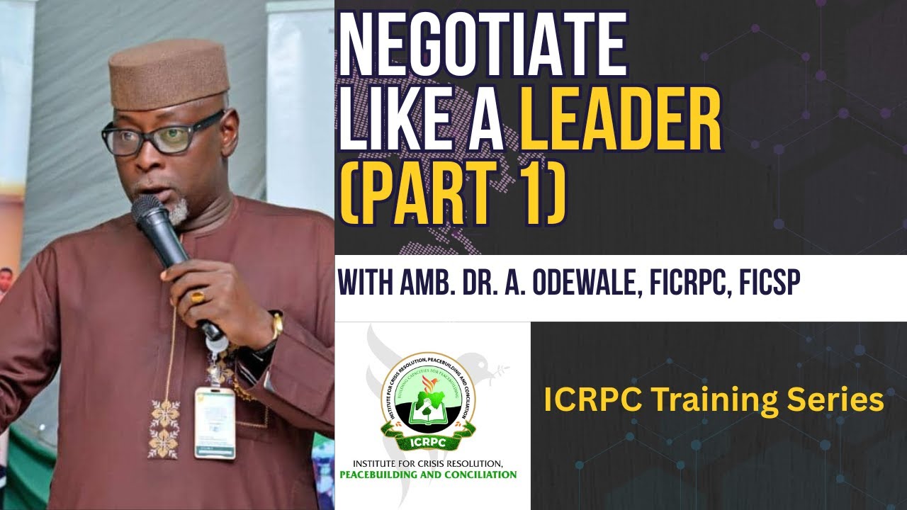 Strategic Negotiation & Leadership Training | Learn Negotiation Skills (Part 1)