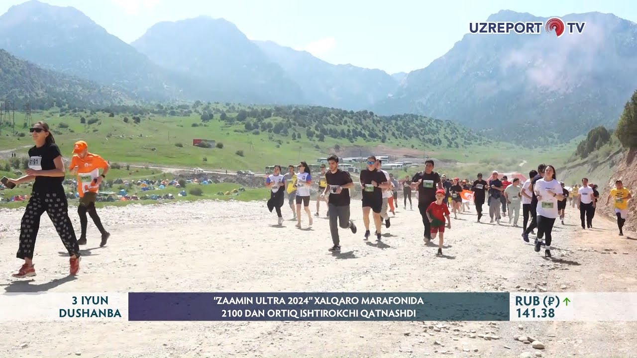 “ZAAMIN ULTRA 2024” XALQARO MARAFONIDA 2100 DAN ORTIQ ISHTIROKCHI QATNASHDI