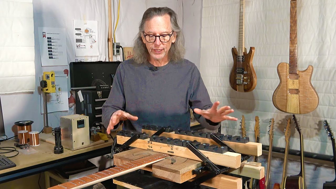 Building A Neck Through Guitar Part 11 Gluing The Body To The Neck