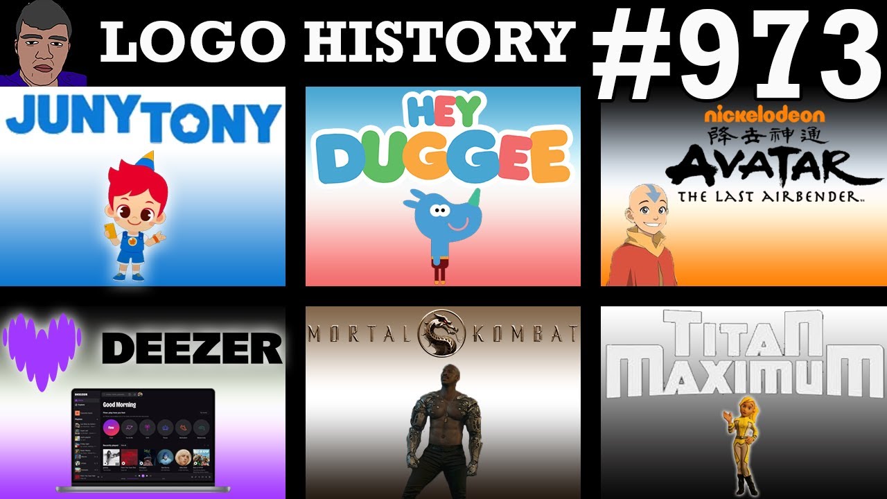 ИСТОРИЯ ЛОГОТИПА #973 — Deezer, JunyTony, Hey Duggee, Mortal Kombat, Avatar: The Last Airbender и...