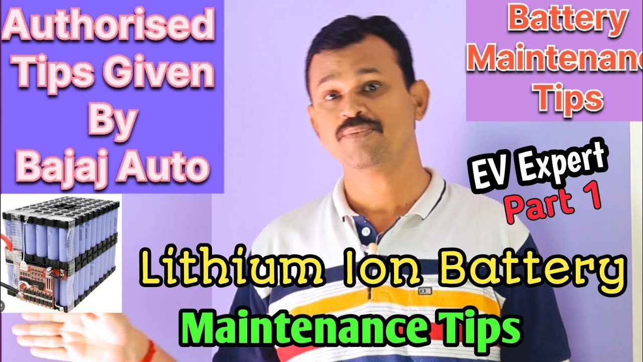 Lithium Ion Battery Maintenance Tips Given By Bajaj Auto- Part 1 #bajajchetak