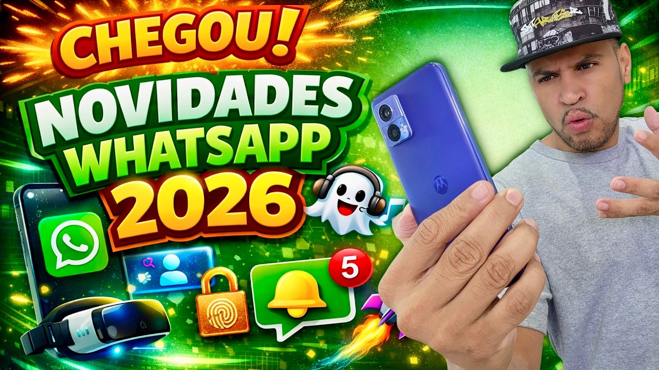 🔥CHEGOU! NOVAS FUNÇÕES DO WHATSAPP 2026