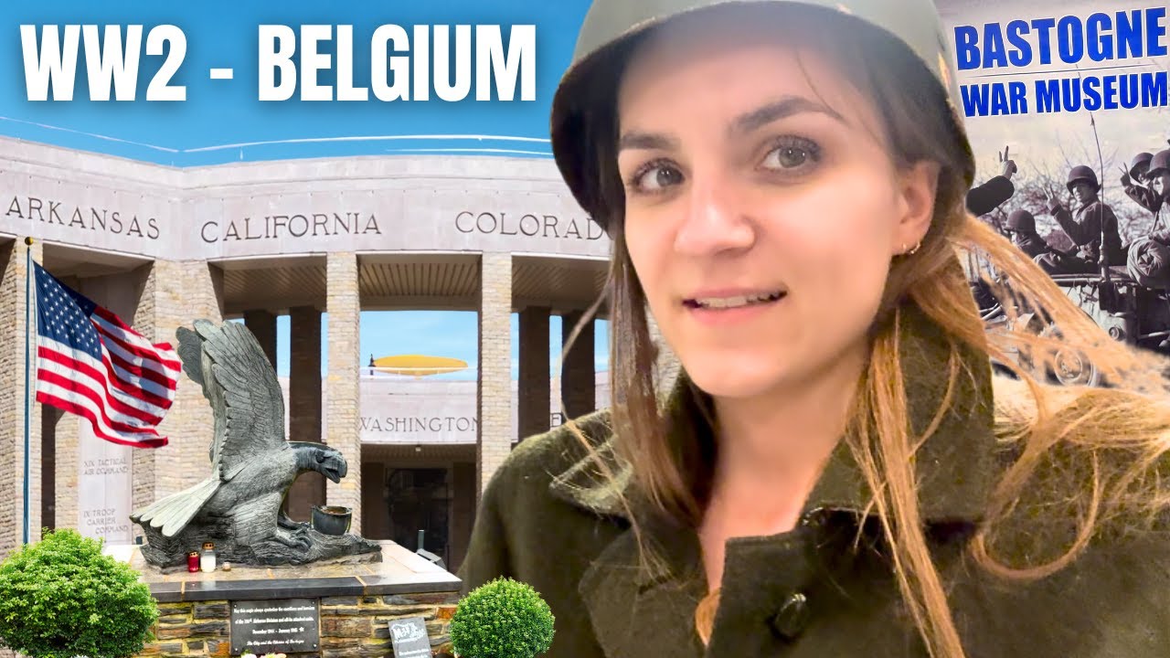 Tour of the Bastogne War Museum, 101st Airborne Division Barracks, Bois Jacques: Battle of the Bulge