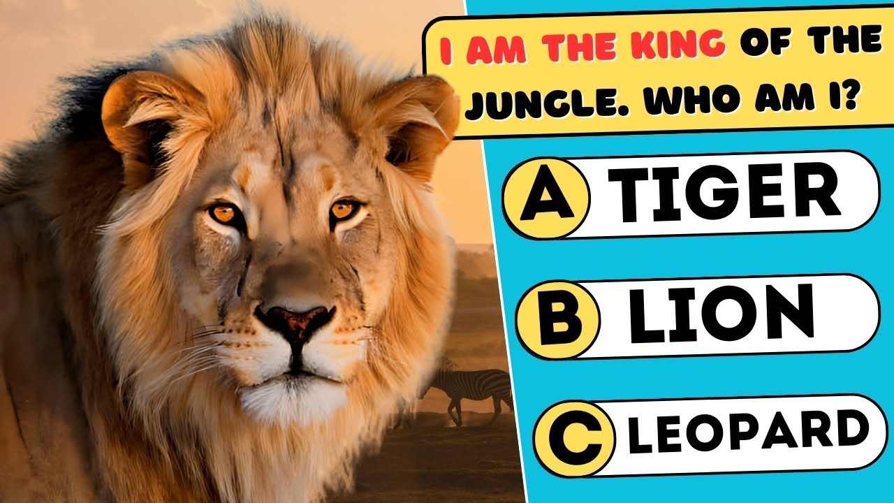 Guess the Animal by Clues! 🔥 Can You Name All 50? 🐾 | Fun Animal Quiz Challenge 2025