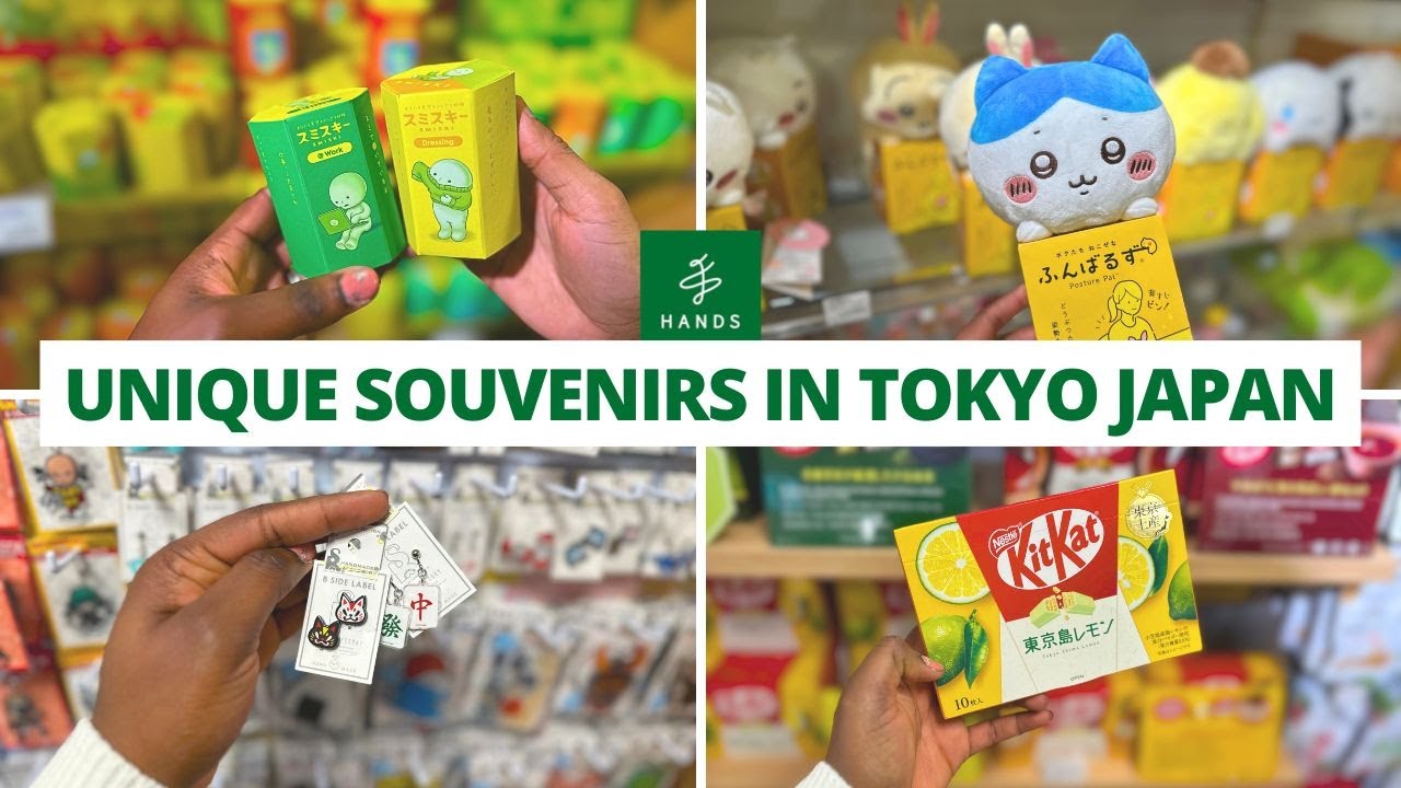 Souvenir Shopping In Tokyo | Unique Souvenirs at Hands Department store - Japan Souvenir Shopping