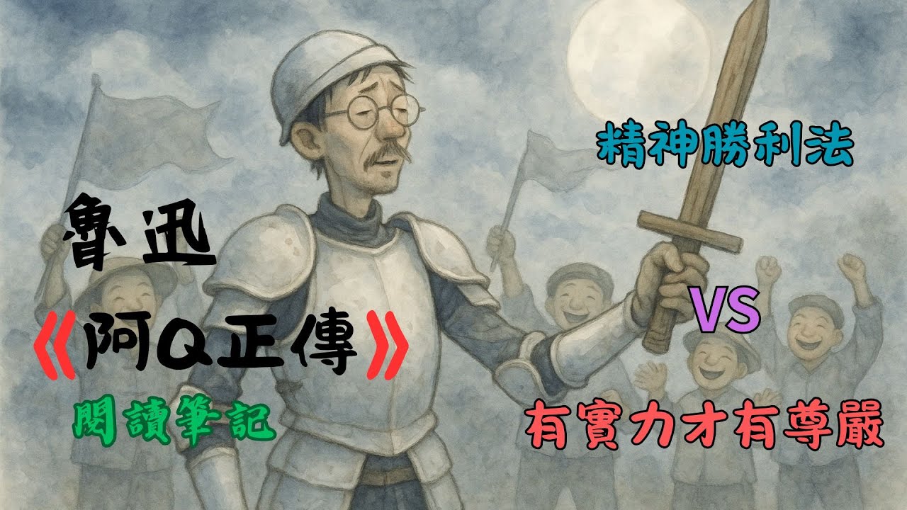 魯迅《阿Q正傳》#閱讀筆記｜從《阿Ｑ正傳》看今日台灣：精神勝利法仍在繼續嗎？魯迅筆下的阿Ｑ，照見今日的我們：從中國到台灣的精神勝利法