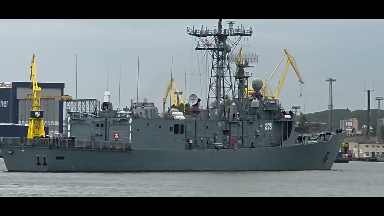 ORP Gen. T. Kościuszko. Powrót do  Portu Gdynia 28.05.2025 r.