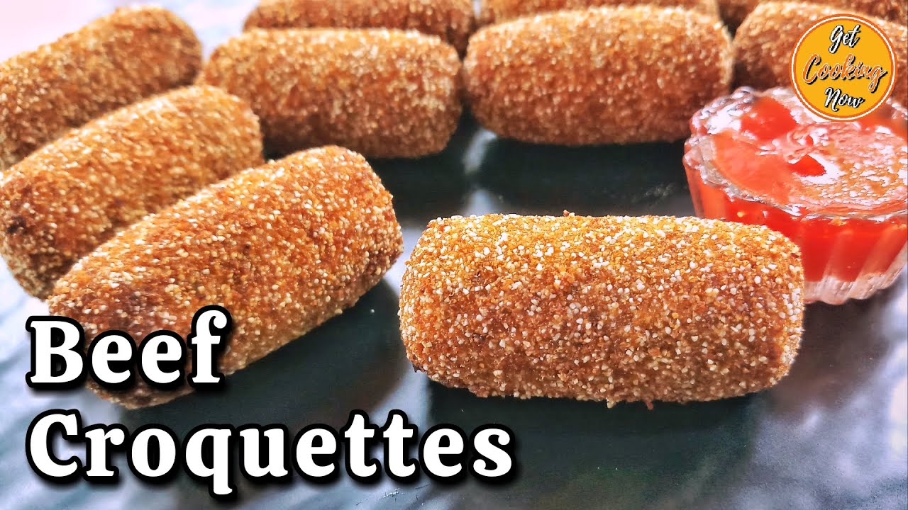 Beef Croquettes Recipe | How to make Goan Beef Croquettes | Beef Mince Croquettes | Goan Party Snack