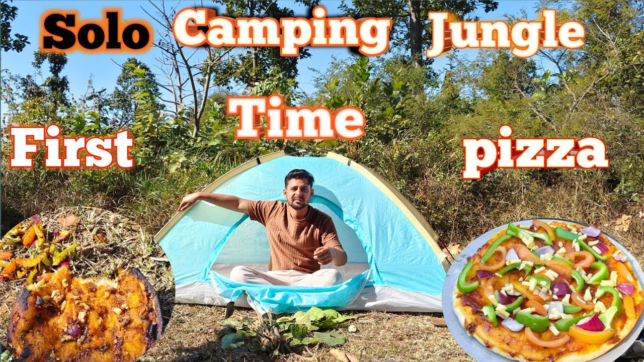 Solo Survival Jungle Camping In Cooking😍🏕️| Coldest Weather☁️|@Villagegavala @LifeCamping @Vlog 