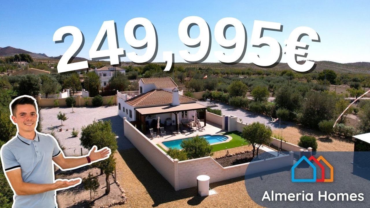 RESERVED! Spanish property in Almeria | 3 bed 3 bath villa for sale in Oria | Villa Luna - AH13838