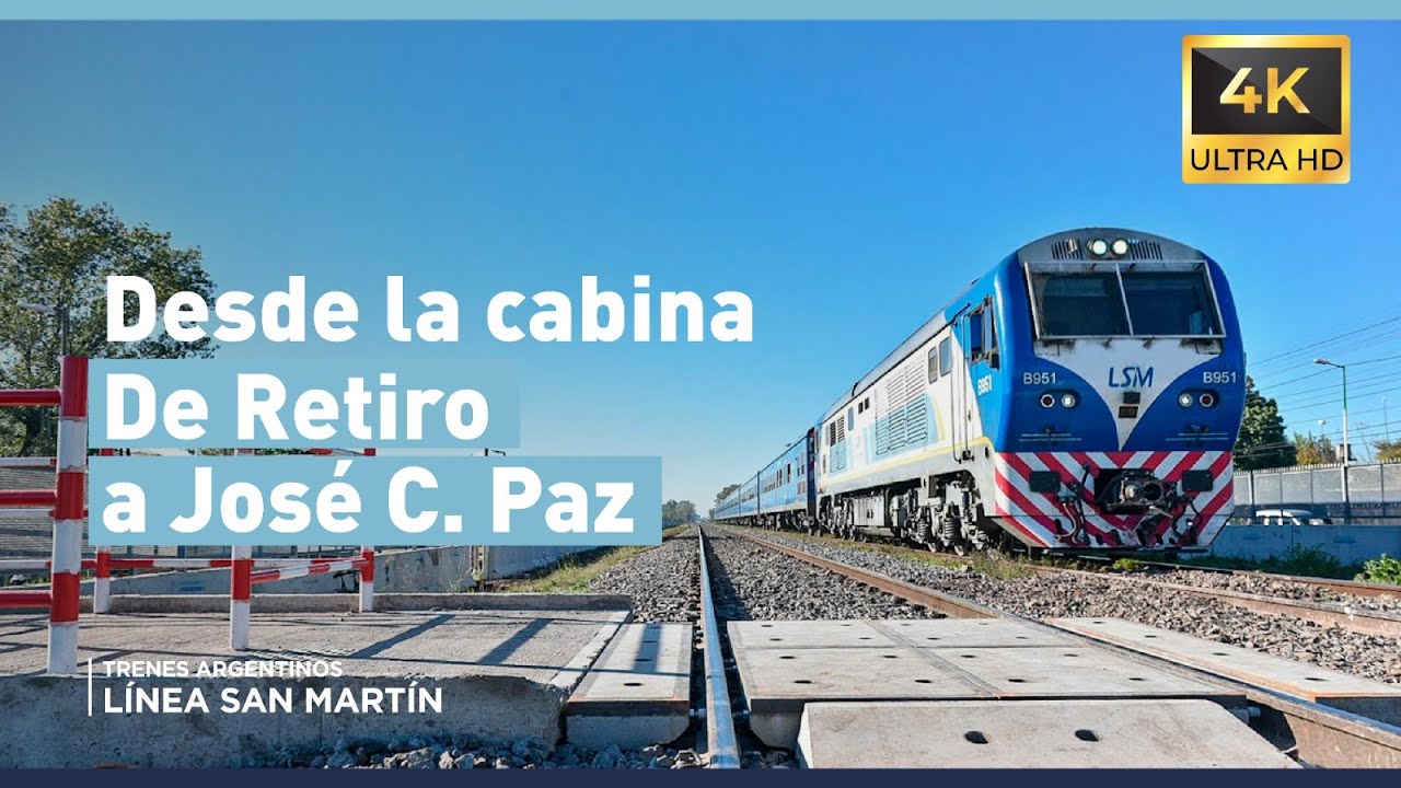 DESDE LA CABINA | De Retiro a José C Paz 4K