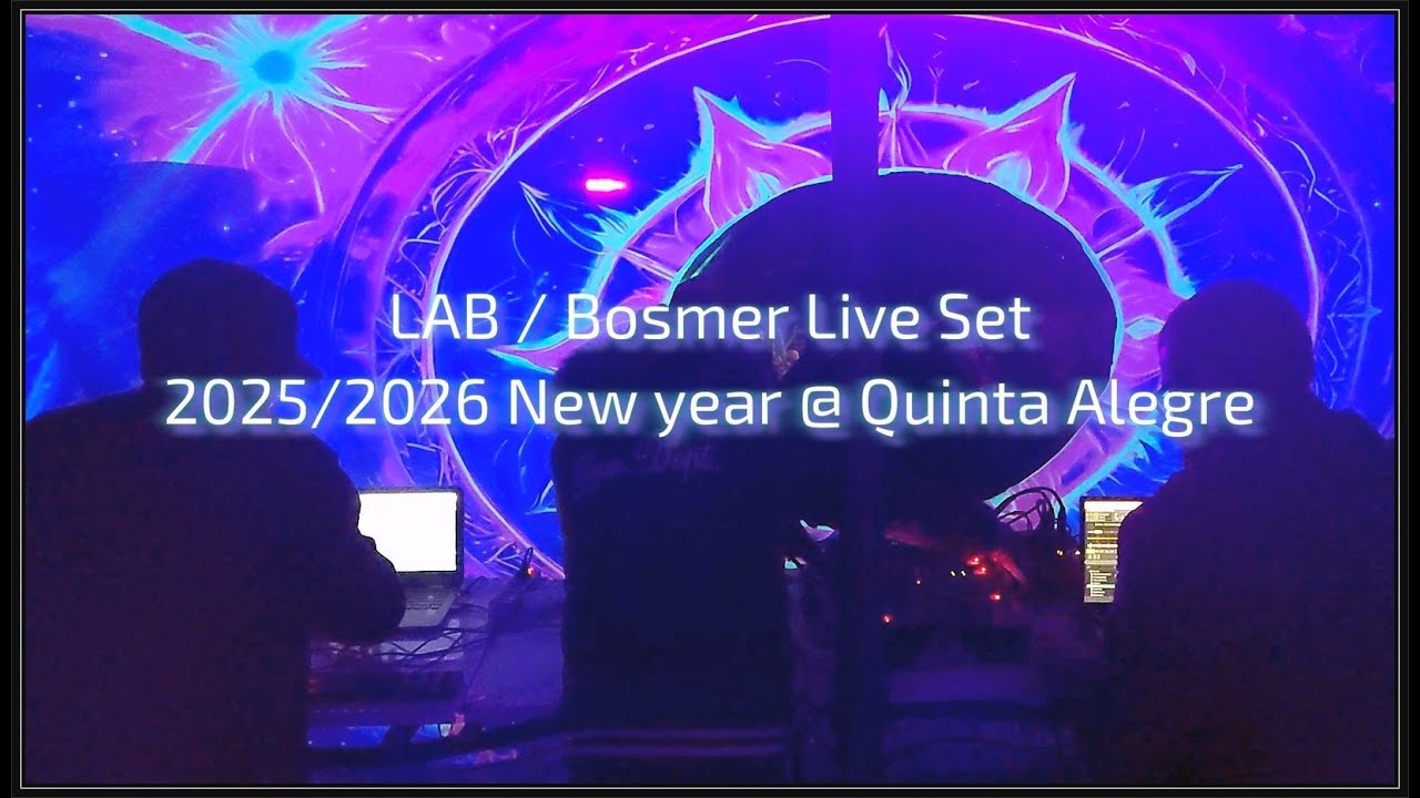 LAB/Bosmer Live set @ New year party, Quinta Alegre - Portugal #darkpsy #psytrance #forestpsy