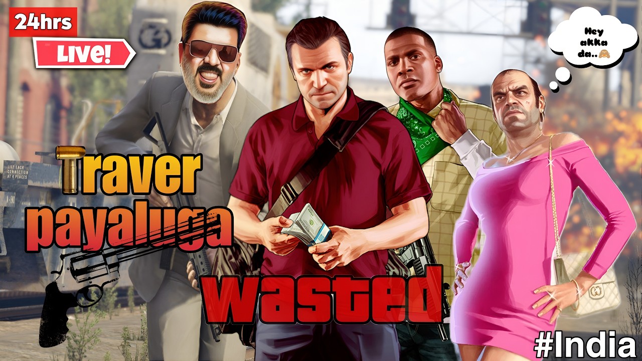 Gta 5 Online Funny game play tamil live 🤡#gta5 #shorts #live