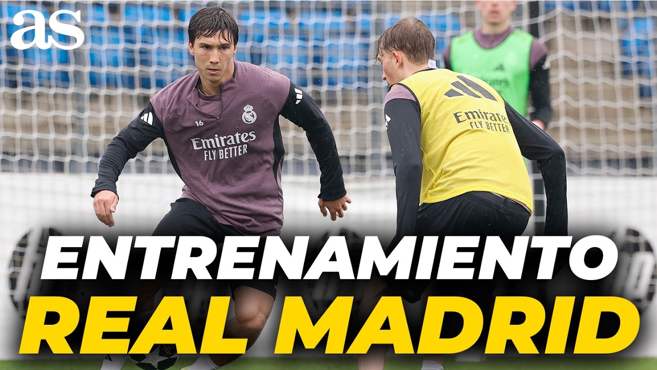 REAL MADRID, ENTRENAMIENTO tras la victoria contra el CELTA y mirando al MANCHESTER CITY