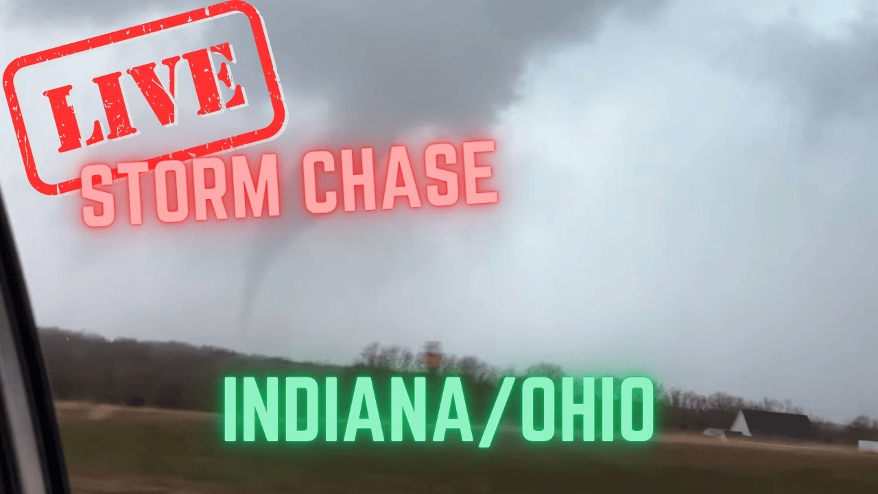 Tornado and Hail Threat in Ohio - Live Chase Archive