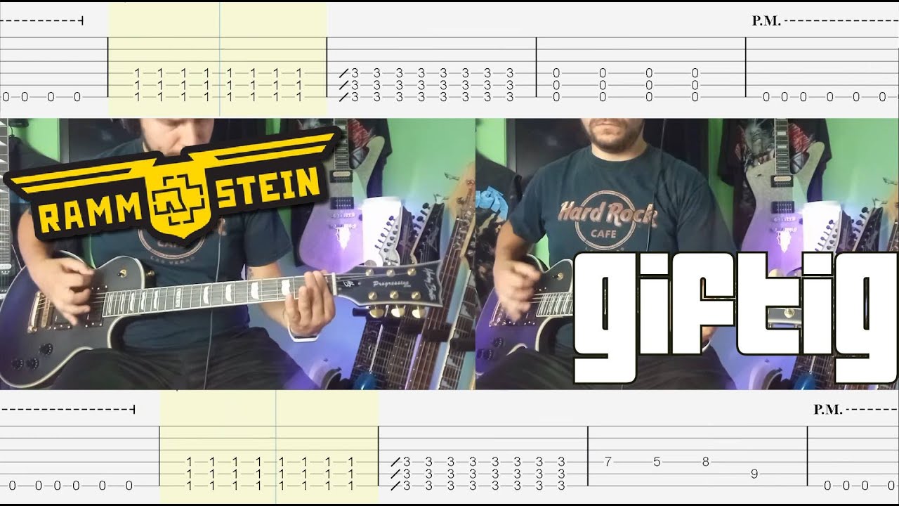 Rammstein - Giftig |Guitar Cover| |Tab|