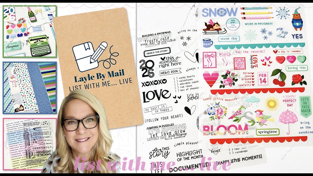 List With Me... LIVE, Creative Listing Traveler's Notebook Style 1.3.26