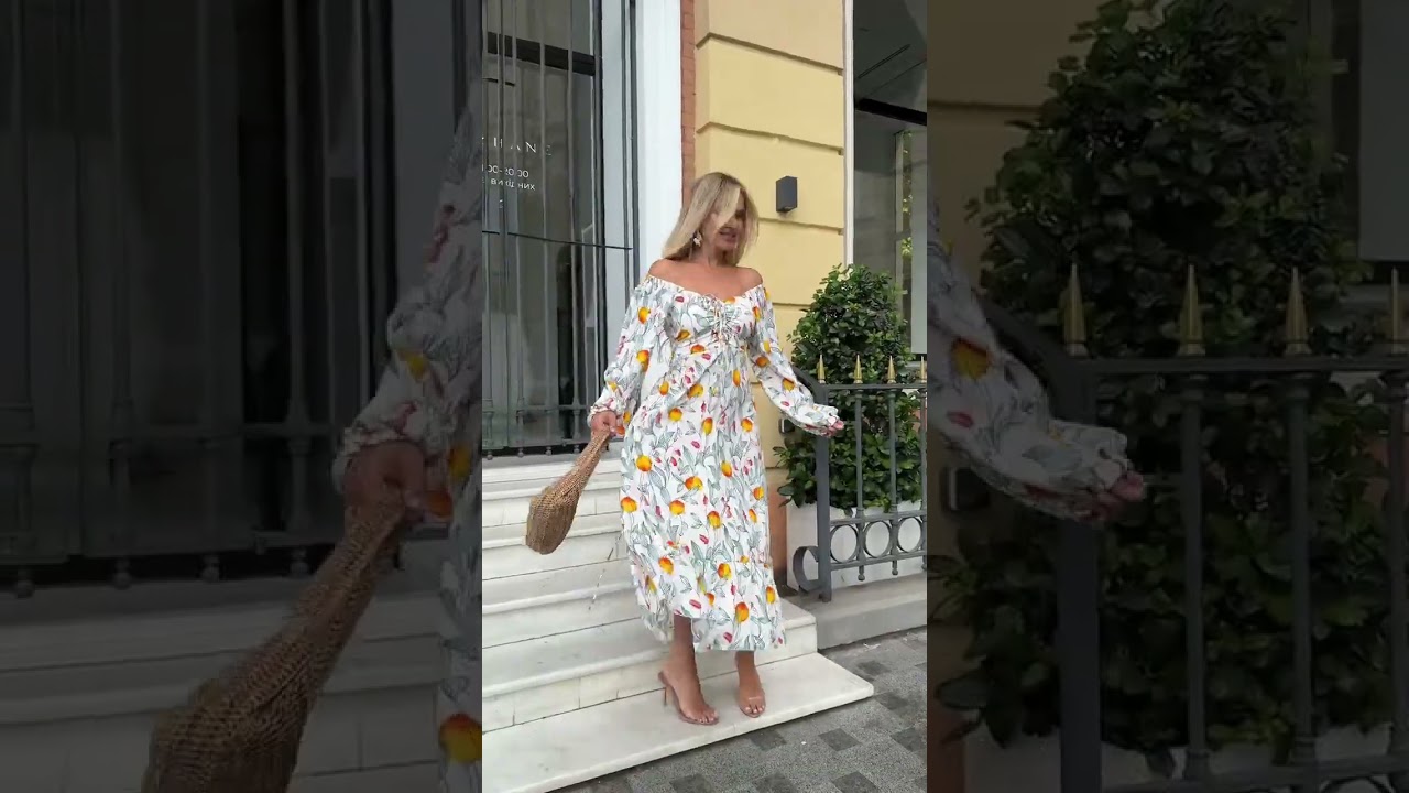 Light Casual Sundress, Flowy Midi Dress for Vacation #fashion #today #episode #hacks #trend #shorts