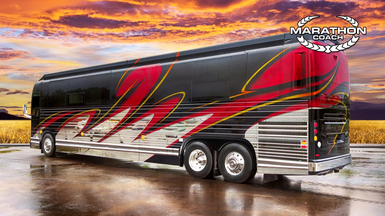 Marathon Coach Show Coach #1234 Prevost X3-45 Double Slide