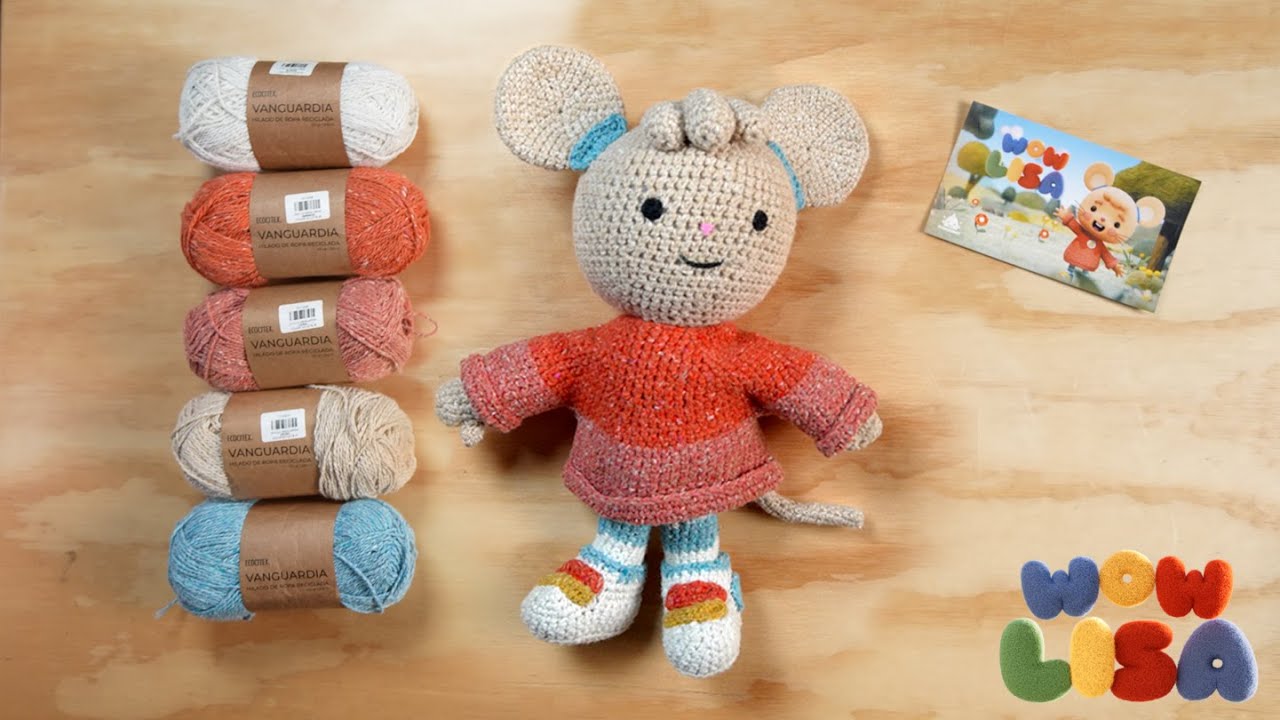 Wow Lisa: Tutorial! C&oacute;mo tejer a Lisa | Amigurumi paso a paso