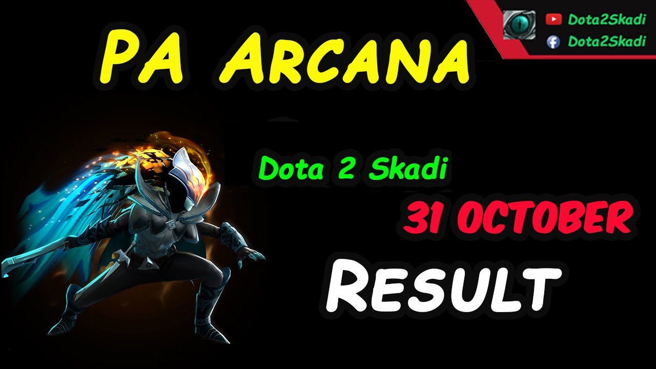 31October2022 PA Arcana Dota 2 Skadi Result