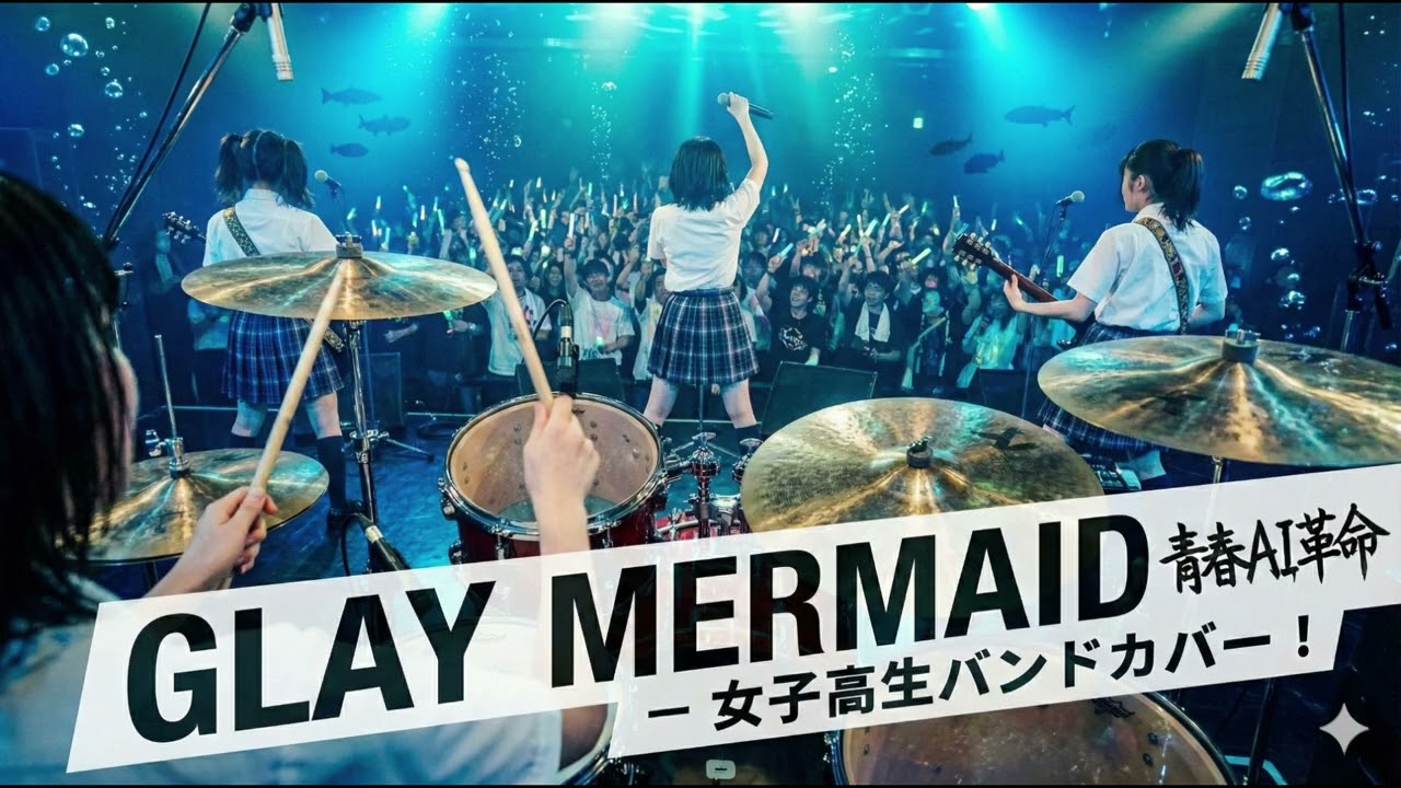 GLAY MERMAID｜Japanese Girls AI Rock Band｜邦楽カバー