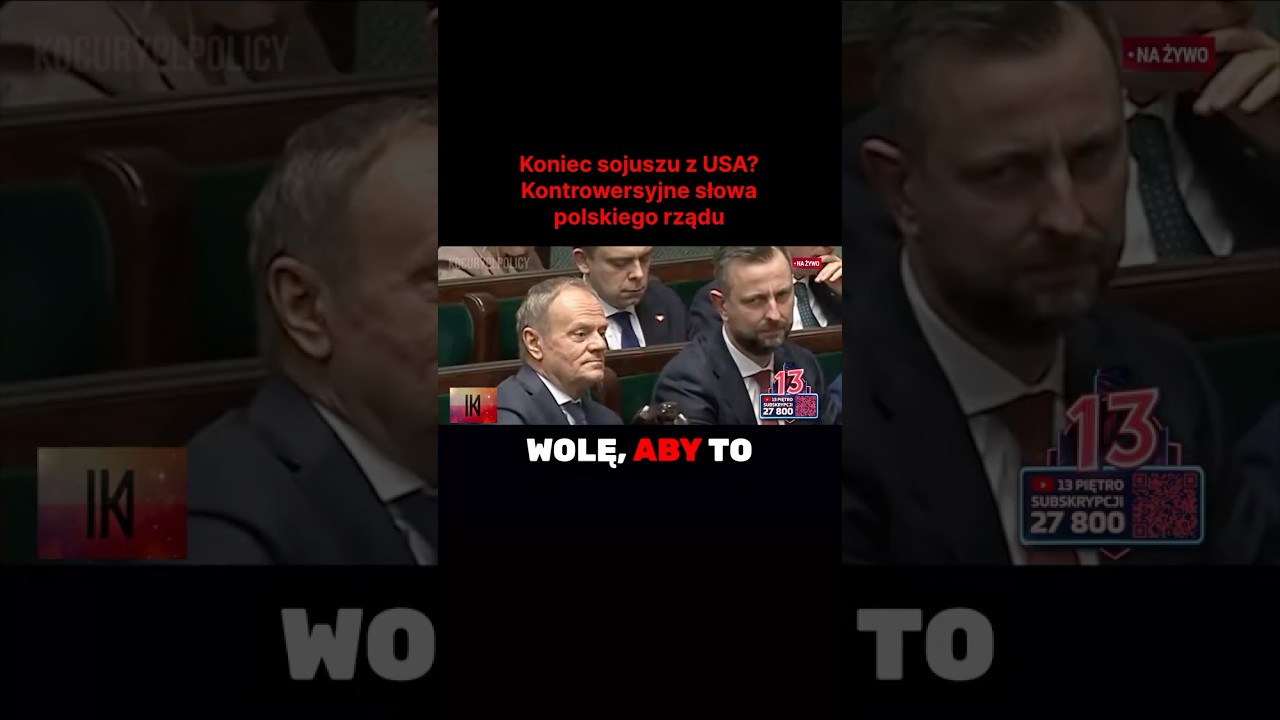 Koniec sojuszu z USA? Kontrowersyjne słowa polskiego rządu