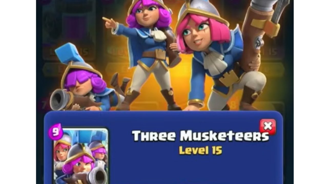 Переработка 3 мушкетеров попала в сеть из Clash Royale!