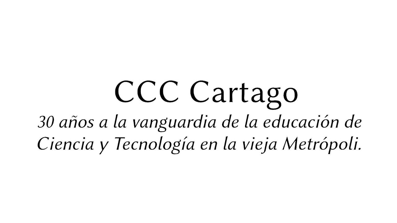 #30añosSNCCCR - CCC Cartago