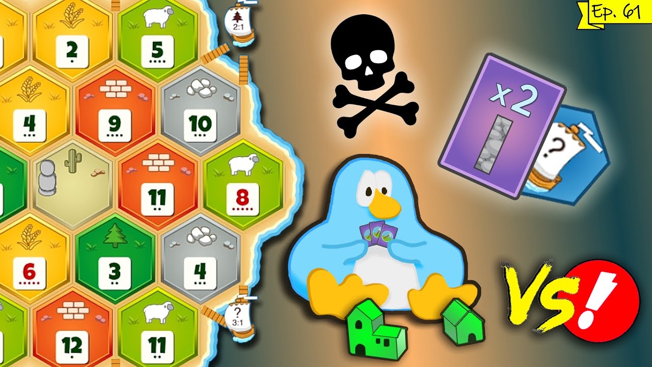 Catan 1v1 Ranked - S10 E07 - Can We Survive This Deadly Plow?!