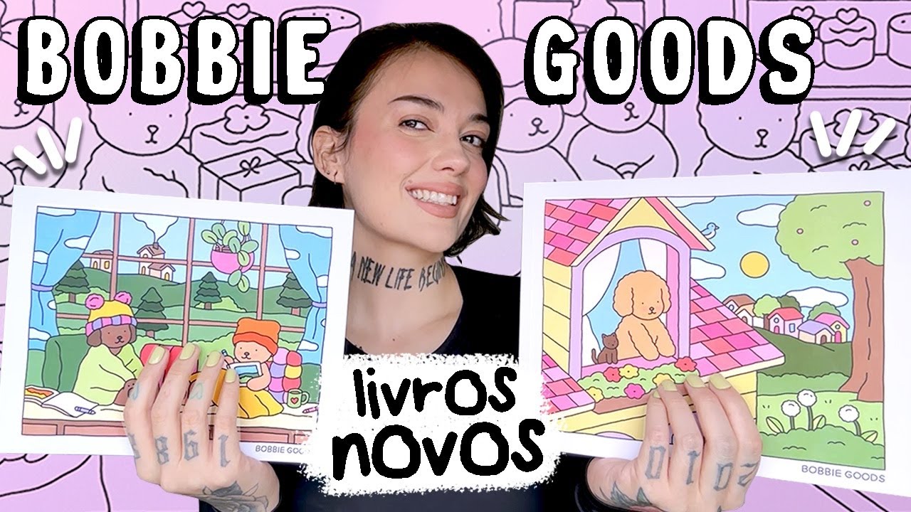 PINTANDO OS NOVOS LIVROS DE BOBBIE GOODS! - SERÁ QUE VALEU A PENA COMPRAR?
