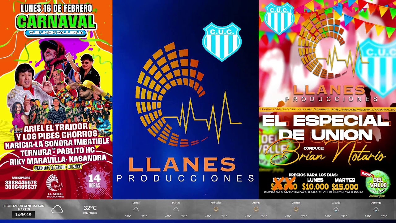 RADIO DEL VALLE  16/02/2026