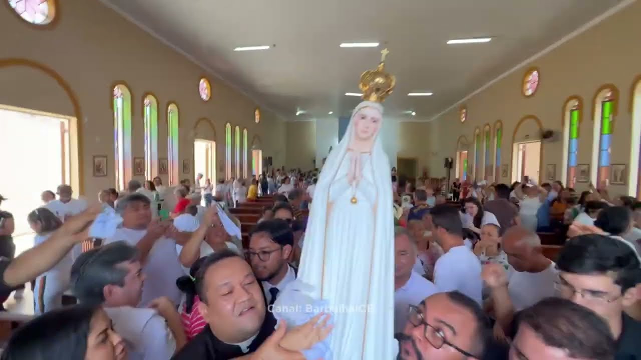 🙏 EMOCIONANTE: Imagem Peregrina de Nossa Senhora de Fátima visita Barbalha – direto de Portugal