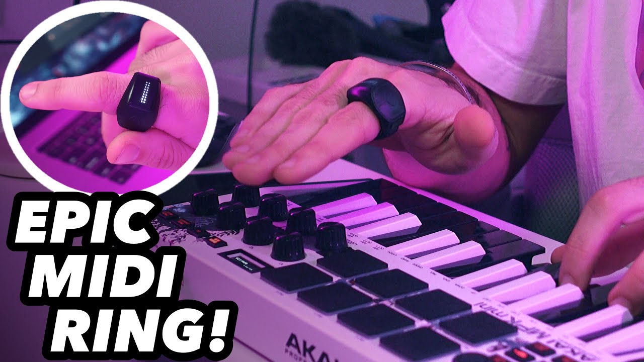 Music Production With An Expressive MIDI CONTROLLER RING | Genki Wave