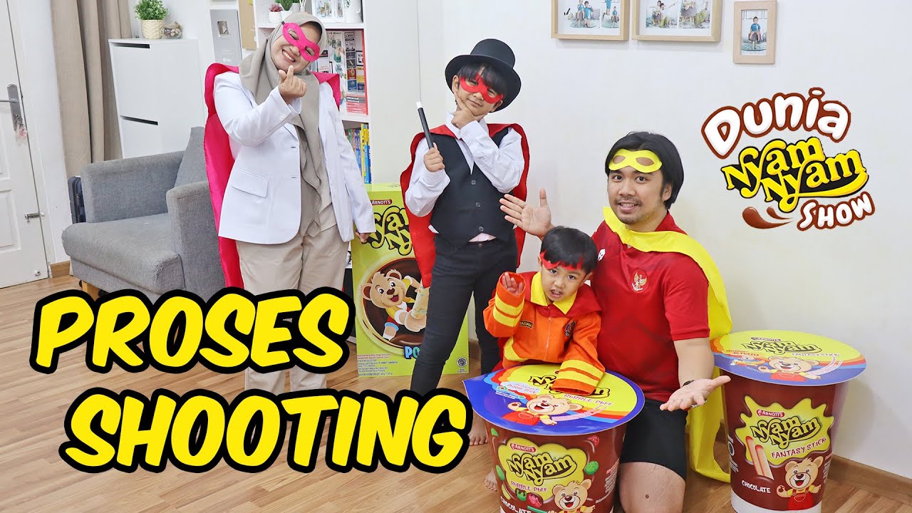 Keluarga Ziyan Jadi Pesulap dan Supehero - Behind The Scene