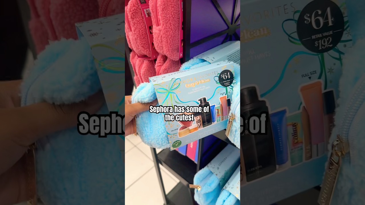 NEW Sephora Gift Sets🎁 #skincare #cosmetics #aesthetic #preppyyyy #sephora #gift #makeupkit #fyp