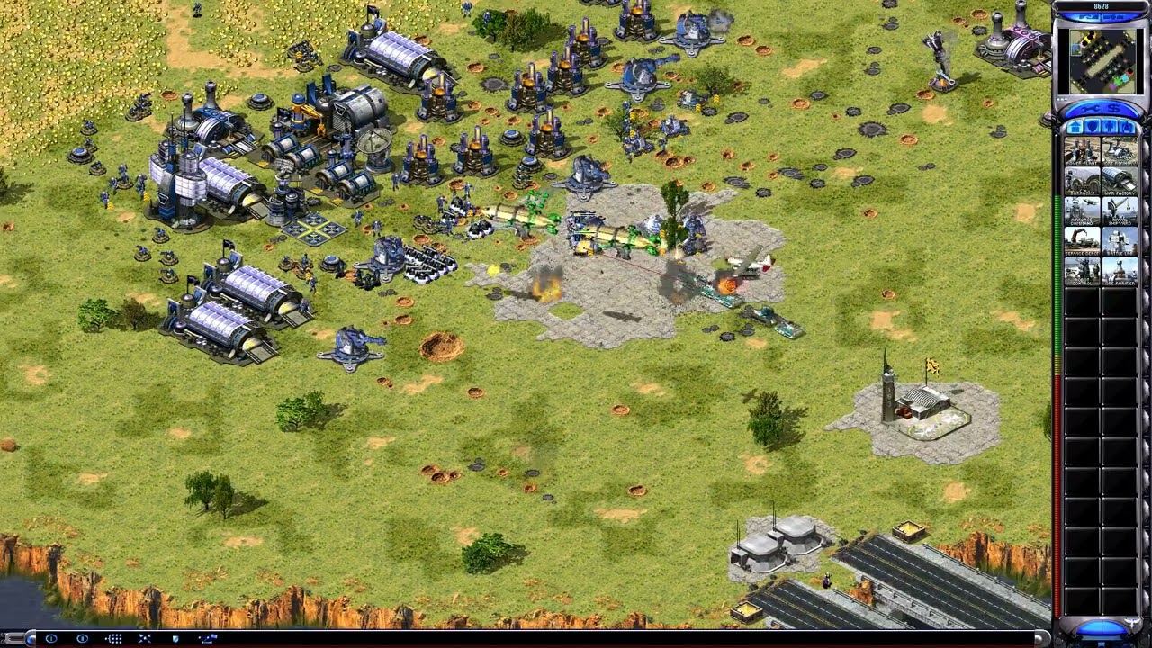 Red Alert 2 | Extra Hard Ai | 7 Vs 1 | Noobz Bonddz Map