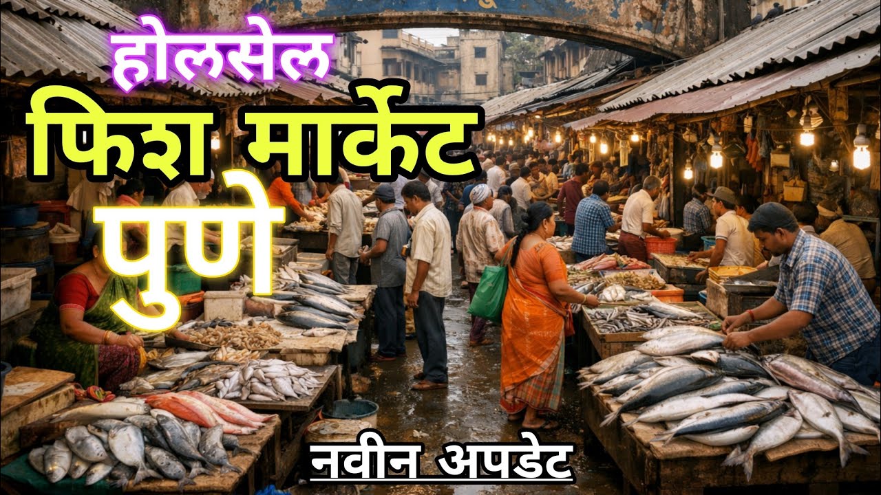 पुण्यातील सर्वात मोठे आणि स्वस्त फिश मार्केट.| Wholesale Fish Market Pune.| Kalu Gabhale.