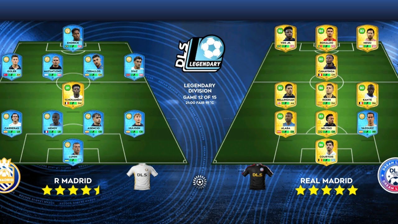 DLS26 REAL MADRID VS REAL MADRID VS LIVERPOOL 