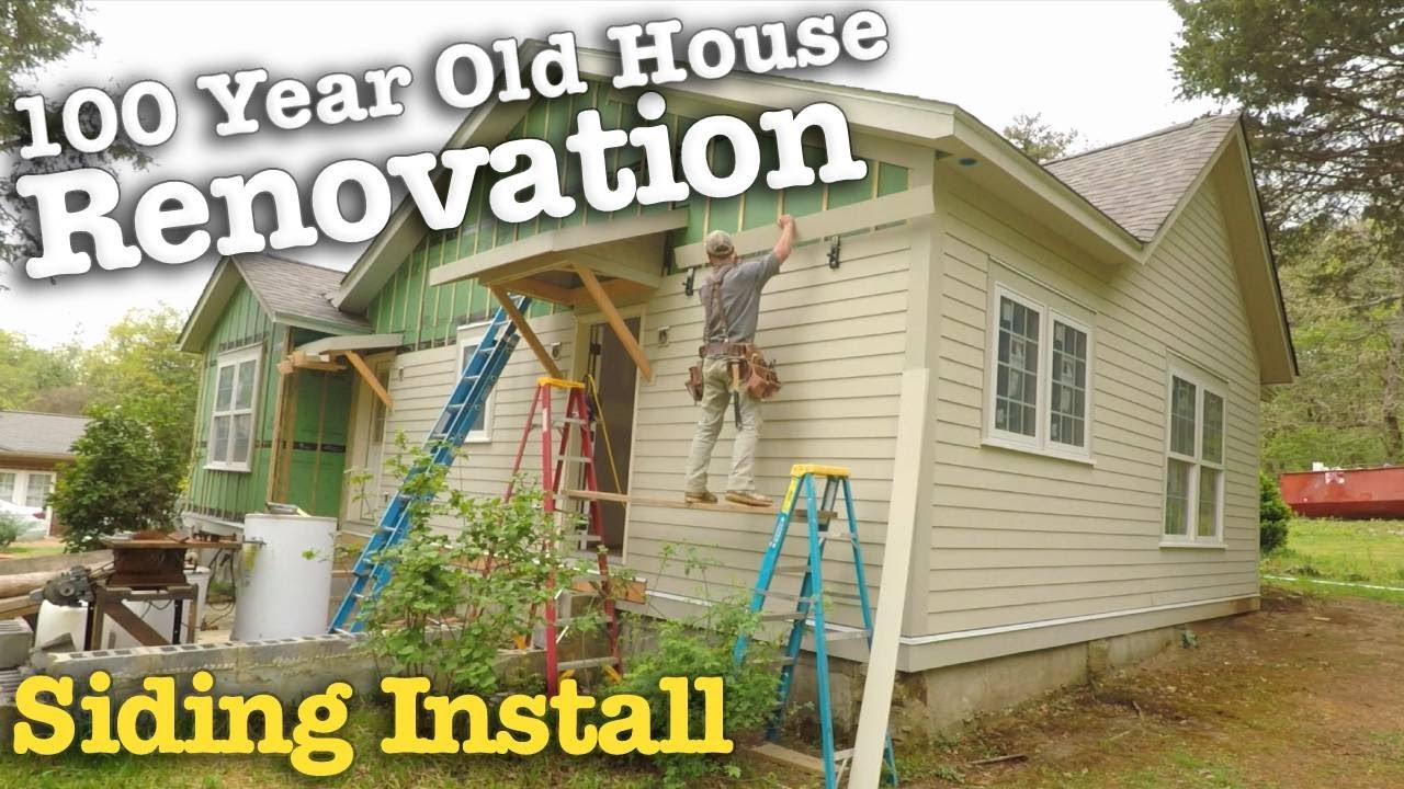 Solo Lap Siding Install - 100 Year Old House Renovation #8